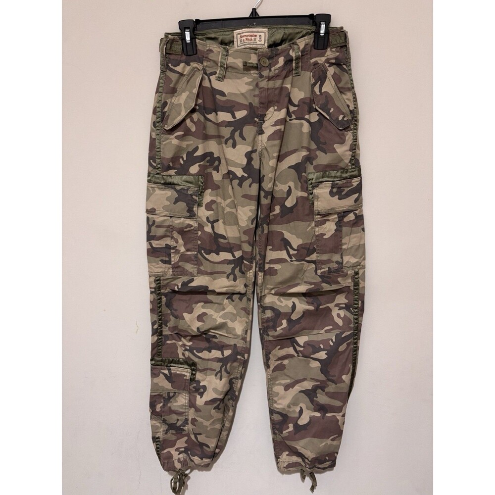 Abercrombie & Fitch Pants Women’s Camo Cargo Army Y2K Pants 25”